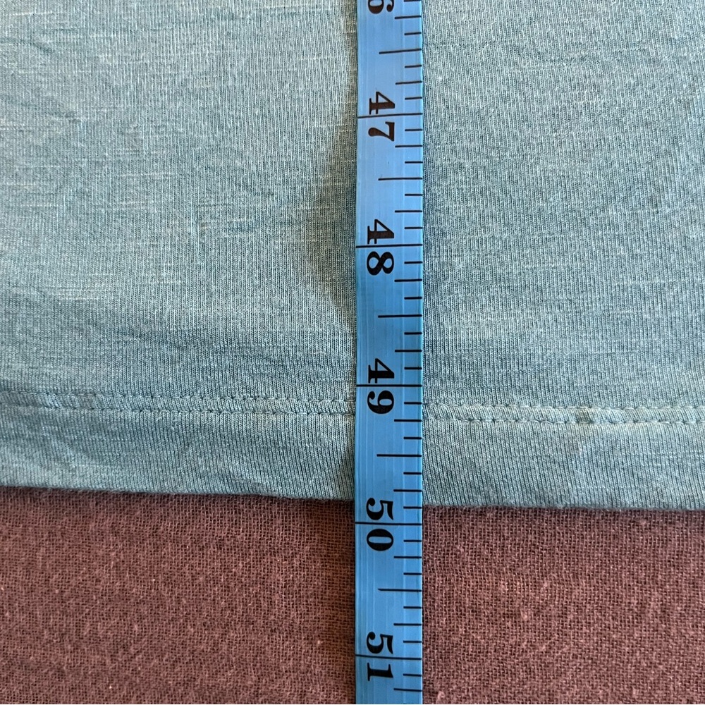 J. Jill Tiffany blue sleeveless maxi dress rayon/spandex lighter weight knit 3X - Picture 6 of 10